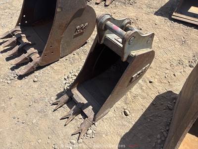 2024 Edge 12" Heavy Equipment Backhoe Excavator Bucket Attachment bidadoo