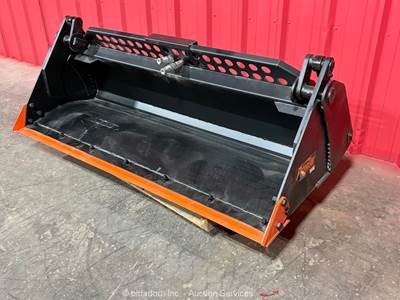 2026 Pabreak HB-280 72" Hydraulic Combo 4in1 Skid Steer Bucket bidadoo -New