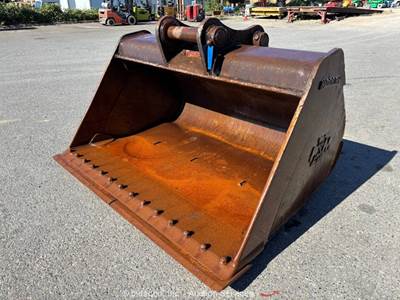 PSM 84" Heavy Equipment Hydraulic Excavator Clean Up Bucket Attachment bidadoo