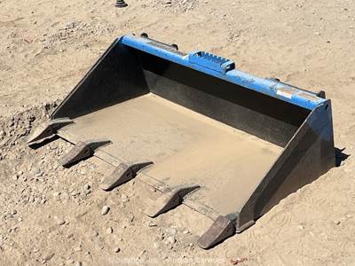 2024 Virnig Skid Steer Loader Heavy Equipment Dirt Bucket Attachment bidadoo