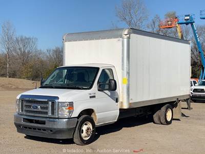 2023 Ford E-350 14' S/A Box Truck Delivery Cargo Cutaway Van A/C 7.3L bidadoo