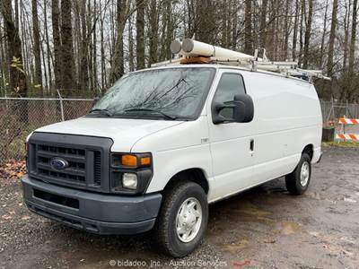 2013 Ford E-350 Utility Cargo Service Work Van Tool Rack 5.4L V8 A/T bidadoo