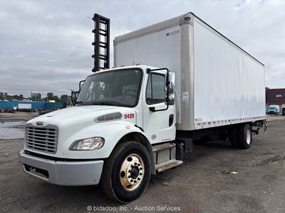 2016 Freightliner M2 26’ S/A Enclosed Cargo Box Truck Van Cummins A/T bidadoo