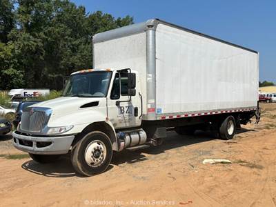 2018 International 4300 26' Cargo Box Truck Cummins A/T A/C Lift Gate bidadoo