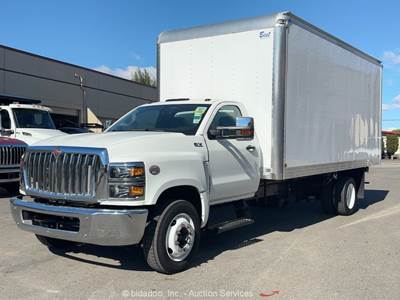 2023 International CV515 18' Box Bed Delivery Medium Duty Diesel Truck bidadoo