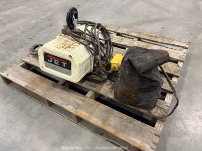 JET 3SS-1C-20 Electric Chain Hoist Industrial Material Handling W/ bidadoo