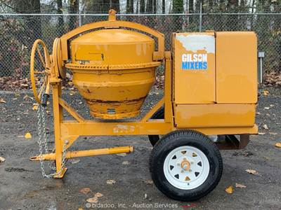Gilson 600CM 6.5 Cu Ft Concrete Cement Mortar Mixer Towable Honda GX240 bidadoo