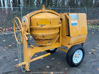 Gilson 600CM 6.5 Cu Ft Concrete Cement Mortar Mixer Towable Honda GX240 bidadoo