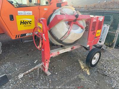 2017 Multiquip MC-94PH8 Towable 9-Cu Ft Concrete Mortar Mixer Honda bidadoo