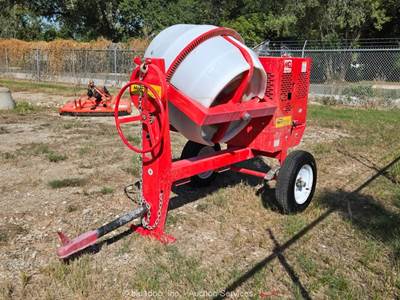 2022 Multiquip MC94PH8 Towable 9-Cu Ft Concrete Mortar Mixer Trailer Gas bidadoo