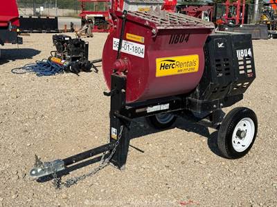 2021 Toro 60213 6 CU FT Portable Tow-Behind Mortar Mixer Honda GX160 bidadoo
