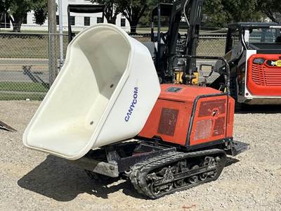 2019 Canycom SC75HNB Ride On Rubber Track Concrete Dump Buggy Cart Honda bidadoo
