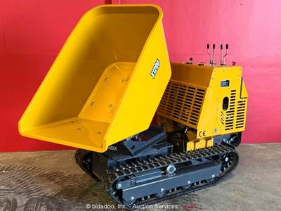 2026 MMS MS-X1200 Ride-On Track Concrete Hydraulic Dump Mud Buggy bidadoo -New