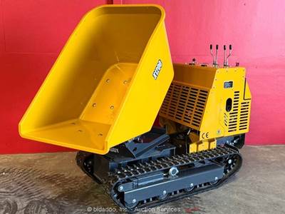 2026 MMS MS-X1200 Ride-On Track Concrete Hydraulic Dump Mud Buggy bidadoo -New