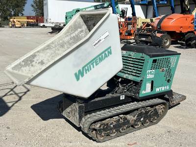 2019 Multiquip WTB-16 Stand-On Tracked Concrete Dump Mud Buggy Honda bidadoo
