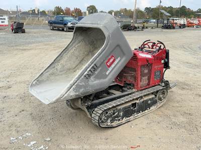 2022 Toro MBTX-2500 Stand-On Rubber Tracked Concrete Mud Buggy Dump Cart bidadoo