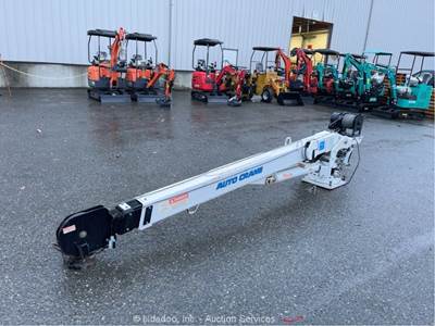 Auto Crane 5,000 lbs Industrial Hydraulic Service Truck Crane Hoist bidadoo