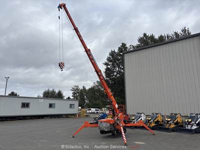 2015 Jekko SPX312C+ 2640lbs Electric Compact Mini Crawler Spider Crane bidadoo