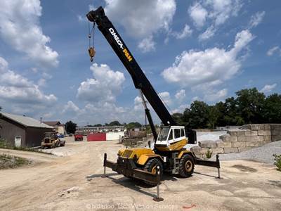 P&H Omega 25 25 Ton Rough Terrain Crane 80' Boom Cab Mobile Diesel 155HP bidadoo