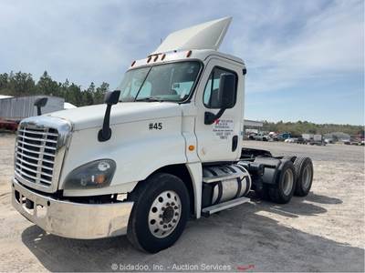 2015 Freightliner Cascadia T/A Day Cab Truck Tractor Detroit DT12 A/T bidadoo