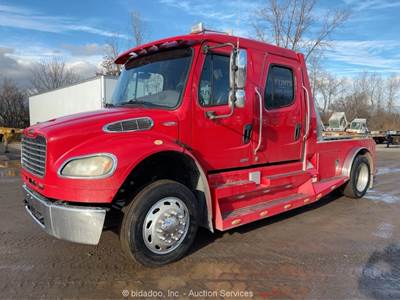2011 Freightliner M2 Crew Cab Gooseneck Truck Tractor Cummins Diesel A/T bidadoo