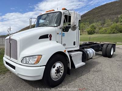2020 Kenworth T370 S/A Day Cab Straight Truck Chassis Frame Paccar A/T bidadoo