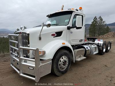 2024 Peterbilt 567 T/A Semi Truck 5th Wheel Tractor Cummins X15 18 Speed bidadoo