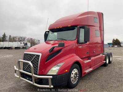 2019 Volvo VNL760 T/A High Roof Sleeper Cab Truck Tractor D13M-425 A/T bidadoo