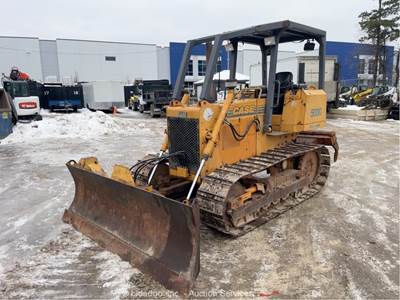 Case 550G LT Crawler Dozer Diesel Tractor 6-Way Blade Ripper Sweeps bidadoo