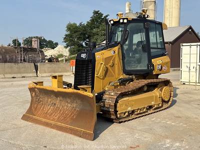 2023 Caterpillar D1 Crawler Dozer Cab Tractor 6-Way Blade Diesel A/C Cab bidadoo