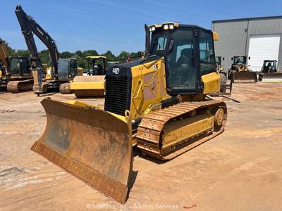 2022 Caterpillar D3 Crawler Dozer Tractor 109" VPAT Six Way Blade Cab bidadoo