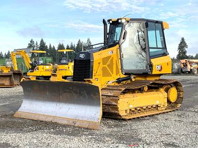 2023 Caterpillar D3 LGP Crawler Dozer Diesel Tractor Cab 126" Blade CAT bidadoo