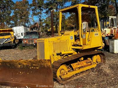 Caterpillar D3B 92" Crawler Dozer Tractor 6-Way Blade Tracks Cat Diesel bidadoo