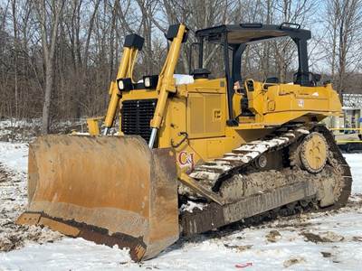 Caterpillar D6H Dozer Crawler Bulldozer Diesel Tractor 126" 4-Way Blade bidadoo