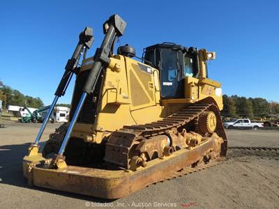 2012 Caterpillar D8T Crawler Dozer Tractor Cab A/C Rear Hyd Winch CAT bidadoo