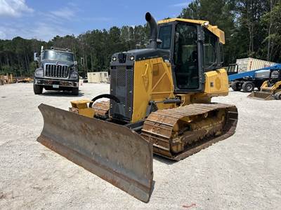 2020 John Deere 650K LGP Crawler Dozer Tractor 124" PAT Blade Cab A/C bidadoo