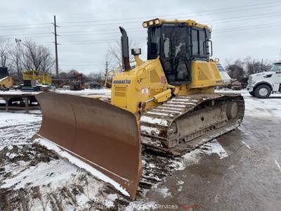 2014 Komatsu D61PX-23 Crawler Dozer Tractor A/C Cab 152" 6-Way-Blade bidadoo