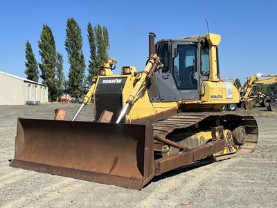 2007 Komatsu D65PX-15E0 Crawler Bulldozer Cab Tractor 13' Six-Way Blade bidadoo