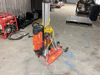 2022 Hilti DD250CA Diamond Core Concrete Drill Drilling Rig Stand Cart bidadoo