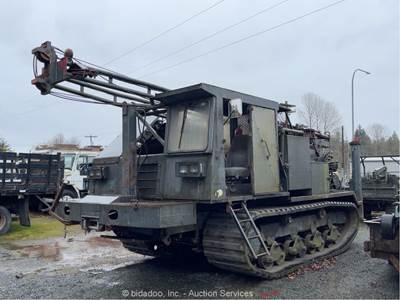 Marooka MST-2200 Enclosed Cab Tracked Auger Drilling Rig Hino bidadoo -Repair