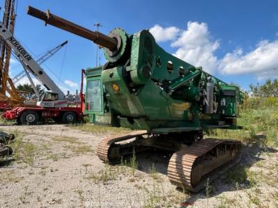 Spiradrill HD35A Pressure Digger Rotary Vertical Bore Drill Rig Cummins bidadoo