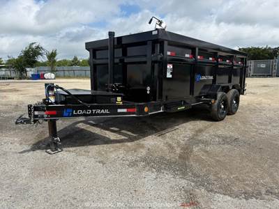 2025 Load Trail Low-Pro Dump Trailer 14K 16' Hydraulic Dump T/A bidadoo