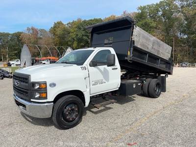 2021 Chevrolet Silverado 5500 HD S/A 5 Yard Dump Bed Truck 6.6L Diesel bidadoo