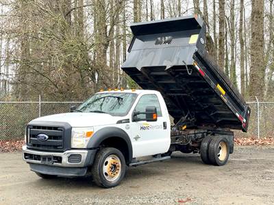 2016 Ford F-550 4 Yard S/A Valew Material Dump Truck 6.7L Diesel A/T bidadoo