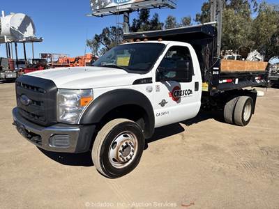 2016 Ford F-550 4 Yard Hydraulic Dump Truck Bed Dually 6.7L Diesel A/T bidadoo