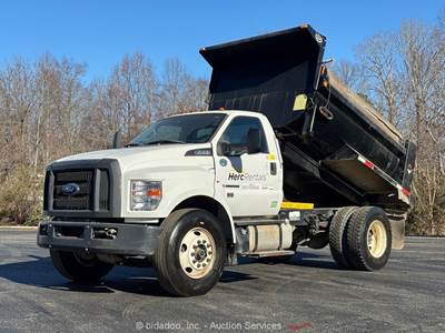 2017 Ford F-750 6 Yard Dually Dump Truck 6.7L Powerstroke A/T Low Miles bidadoo