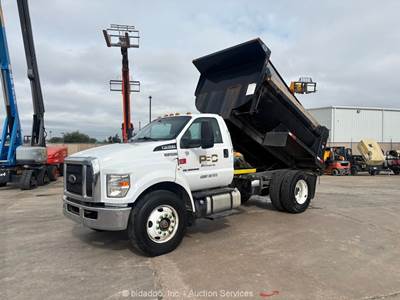 2017 Ford F-750 Super Duty 6 Yard S/A Dump Truck PTO A/C A/T bidadoo
