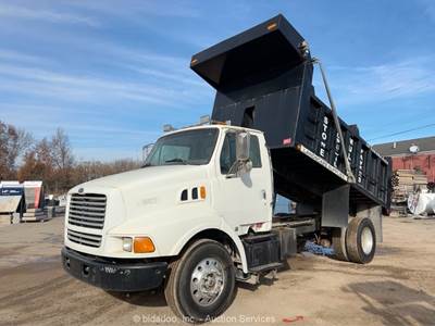 Ford L8513 10 Yards Dual Commodity Dump Truck A/T PTO Load Cover Cummins bidadoo