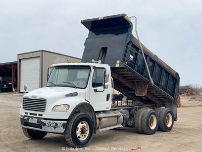 2012 Freightliner M210 T/A 12 Yard Dump Truck PTO Cummins Diesel A/T bidadoo