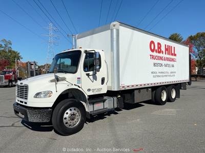 2019 Freightliner M2 106 26' T/A Enclosed Dry Van Truck Box Delivery bidadoo